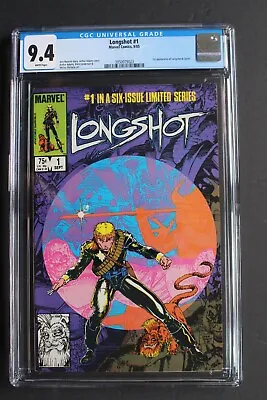 Buy LONGSHOT #1 1st App Later An X-Men 1985 1st SPIRAL Mojoverse Mojoworld CGC 9.4 • 59.96£