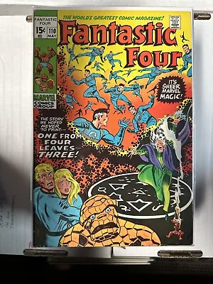 Buy Fantastic Four 110 (1971) 1st Cvr Agatha Harkness - MCU - High Grade Bronze Age • 40.21£