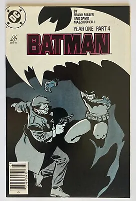 Buy NEWSSTAND Batman # 407 - Year One By Frank Miller Part 4 VF Very Fine 8.0 • 15.77£
