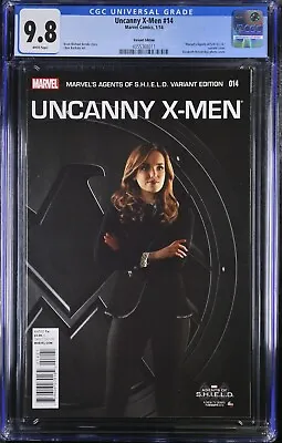 Buy Uncanny X-men #14 2014 Cgc 9.8 Shield Photo Variant Elizabeth Henstridge 📷🔥📷 • 100.53£