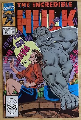 Buy The Incredible Hulk #373 Vol. 1 (Aug. 1990) Marvel Comics, 9.0 VF/NM Or Better! • 2.40£