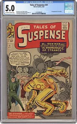 Buy Tales Of Suspense #41 CGC 5.0 1963 2105986002 • 424.97£