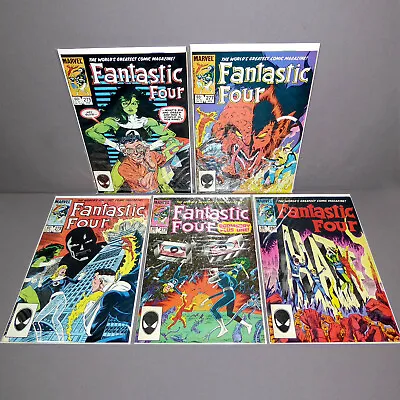 Buy Fantastic Four #275, 277, 278, 279, 280 Lot 5 Marvel Comics, She Hulk & Stan Lee • 22.13£
