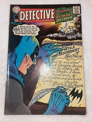 Buy Detective Comics #366 - The Shocking Story Of Batman's Last Hour! • 24.01£