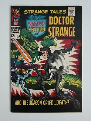 Buy Strange Tales #163 Vf- 7.5 Doctor Strange Nick Fury Jim Steranko Cover Art Claw • 37.94£