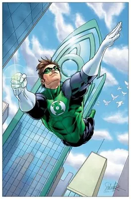 Buy Green Lantern #13 Cvr B Salvador Larroca Card Stock Var Absolute Presale 7/24/24 • 3.95£