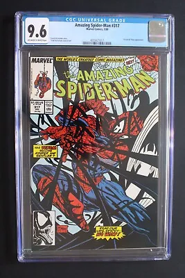 Buy Amazing Spider-Man #317 Eddie Brock As VENOM 1989 Grimm THING MCFARLANE CGC 9.6 • 57.19£