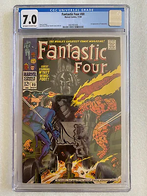Buy Fantastic Four #80 CGC 7.0 1968 - 1st Appearance Of Tomazooma • 98.83£