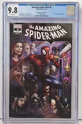 Buy CGC 9.8 Amazing Spider-Man #6 Black Flag Comics Edition Clayton Crain #900 2022 • 50.75£