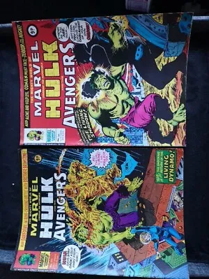 Buy The Mighty World Of Marvel Incredible Hulk And Avengers 203 & 204 Multipack • 3£
