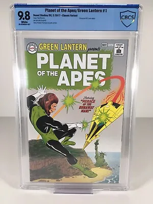 Buy Planet Of The Apes Green Lantern #1 CBCS 9.8 NM/M Classic Variant Showcase #22 • 153.72£