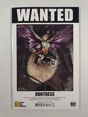 Buy Detective Comics #1043 - 1:25 Kael Ngu Huntress Wanted Poster Variant - DC 2021 • 18.13£