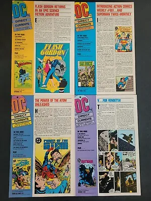 Buy DC DIRECT Preview Books #1-4 1987 VINTAGE RARE! V FOR VENDETTA! DETECTIVE #423!+ • 19.76£
