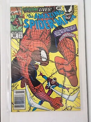 Buy Amazing Spiderman Issue 345. 1st Full Cletus Kasady (Carnage). Marvel Comics • 17.95£