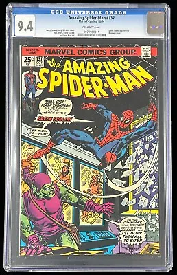 Buy The Amazing Spider-Man #137 (Marvel, October 1974) CGC 9.4 Rare • 239.86£