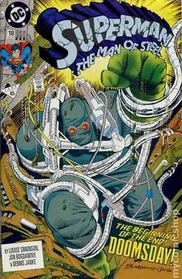 Buy Superman The Man Of Steel #18REP.3RD VG/FN 5.0 1992 Stock Image Low Grade • 4.74£