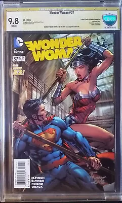 Buy Wonder Woman (2011 4th Series) #37  CBCS (like CGC) SS 9.8 1:100 1x Finch    • 71.09£