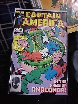 Buy Captain America #310 1985 Marvel 1st App Serpent Society High Grade! • 15.85£