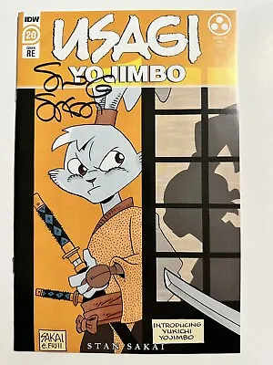 Buy Usagi Yojimbo #20 Albedo Homage Variant 1st Yukichi Signed By Stan Sakai Dogu • 199.16£