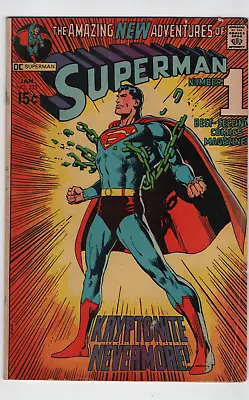 Buy Superman #233 Iconic Neal Adams Cover Kryptonite Nevermore 1971 DC Comics • 78.83£