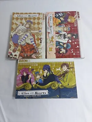 Buy Lot Of 3 Alice In The Country Of Hearts Wonderful Wonder World 1 2 3 Manga • 15.80£