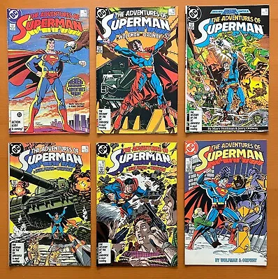 Buy Adventures Of Superman #424 To 457 Unbroken Run (DC 1987) 34 X VF & NM Comics • 175£