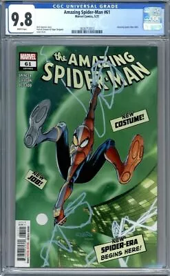 Buy 🔥 Amazing Spider-man #61 Cgc 9.8 1st Print 2021 New Costume Patrick Gleason🔥 • 39.97£