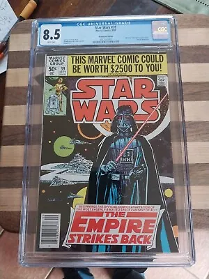 Buy 1980 Star Wars 39 Cgc 8.5 Newsstand White Pages • 70.96£