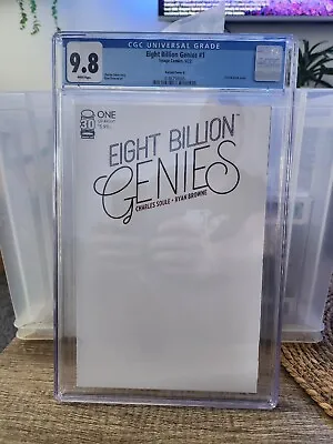 Buy Eight Billion Genies #1 (RARE Blank Variant Cover) CGC Graded 9  • 100£