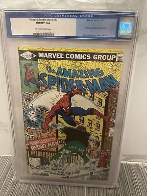 Buy Amazing Spider-Man # 212 CGC 9.8 NM/M Marvel, 1981) 1st Appearance Hydro-Man • 395.80£