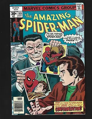 Buy Amazing Spider-Man #169 FNVF Romita J Jonah Jameson Dr. Faustus Barton Hamilton • 11.92£