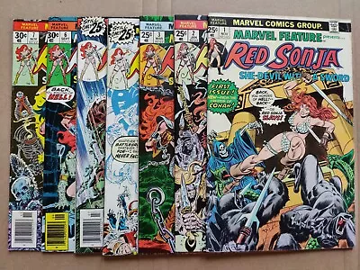 Buy Marvel Feature 1 - 7 COMPLETE Series Frank Thorne Red Sonja 2 3 4 5 6 Conan • 54.40£