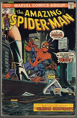 Buy Amazing Spider-Man 144  1st Appearance Gwen Clone  MVS   G/VG 1975 Marvel Comic • 16.05£