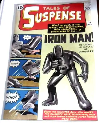 Buy TALES OF SUSPENSE #39 (1963) Original Cover Copy W/Reprint Interior • 34.99£