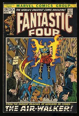 Buy Fantastic Four #120 FN 6.0 1st Appearance Air-Walker! Herald Of Galactus! • 34.76£