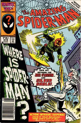 Buy Amazing Spider-Man (1963) # 279 Newsstand (6.5-FN+) Silver Sable, Jack O'Lant... • 9£