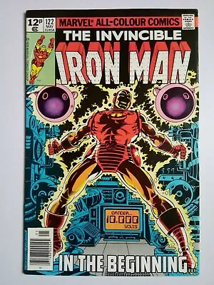 Buy Iron Man #122, VFN, U.K Pence Copy, David Michelinie, Carmine Infantino, 1979. • 6.95£