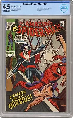 Buy Amazing Spider-Man #101 CBCS 4.5 1971 23-20C9BBF-004 1st App. Morbius • 175.89£