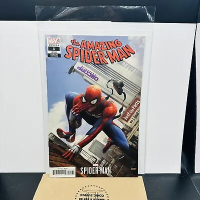 Buy Amazing Spider-Man Annual #1 (2018) Dennis Chan 1:10 Video Game Variant Cover NM • 10.28£