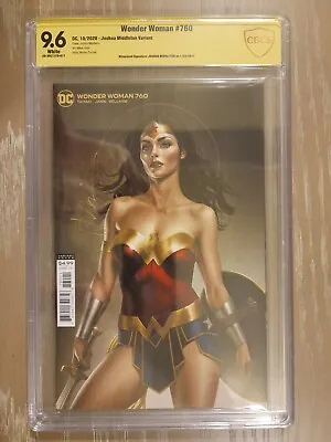 Buy Wonder Woman #760 CBCS 9.6 NM+ Witnessed Signed Signature By J Middleton🔥🔥  • 256.22£