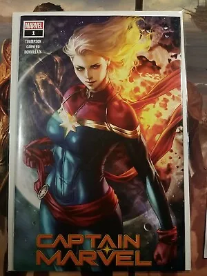 Buy Captain Marvel #1 (2021, Marvel)  Artgerm Walmart Exclusive Variant • 12£