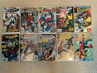 Buy Spider-Man 28,41,42,43,46 Amazing 374,385 Spectacular 175,209, Annual 11 Lot VF  • 19.70£