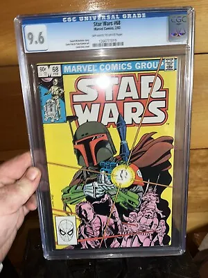 Buy Star Wars #68 CGC 9.6 1st Mandalorian! Boba Fett Key Marvel Comic 1983 🔑 • 393.39£