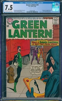 Buy Green Lantern #29 1964 CGC 7.5 OW-W Pages! • 188.74£