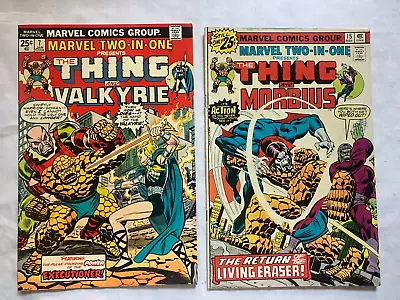 Buy Marvel Two-In-One 7 &15 Valkyrie Executioner Morbius Marvel Comics 1975 • 14.39£
