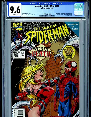 Buy Amazing Spider-man # 397 CGC 9.6 1995 Marvel Flip Book 1st Stunner Amnricons K69 • 189.20£