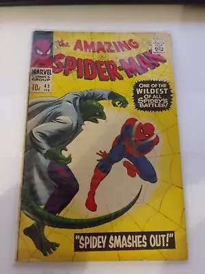 Buy Amazing Spider-Man #45 (1967) 3rd App Of The Lizard • 35£
