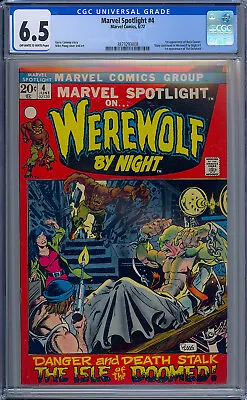 Buy Marvel Spotlight #4 Cgc 6.5 Darkhold 1st Appearance Werewolf By Night • 82.79£