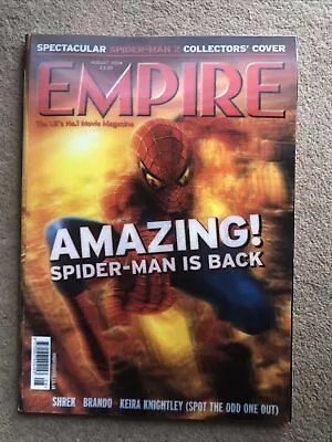 Buy EMPIRE Magazine #182 August 2004  Amazing! Spider-Man 2  3D Collectors Cover • 2.99£