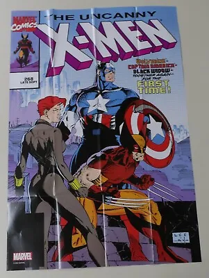 Buy Uncanny X-Men #268 24  X 36  Promo Poster - Jim Lee - Wolverine Black Widow Cap • 33.56£